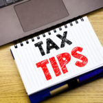 Hand writing text caption inspiration showing Tax Tips.
