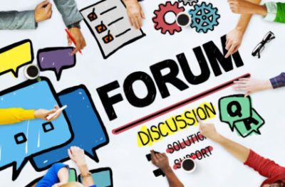 Forum Chat Message Discuss Talk Topic Concept